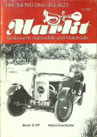 Deckblatt Oldtimer Markt (07/1983)